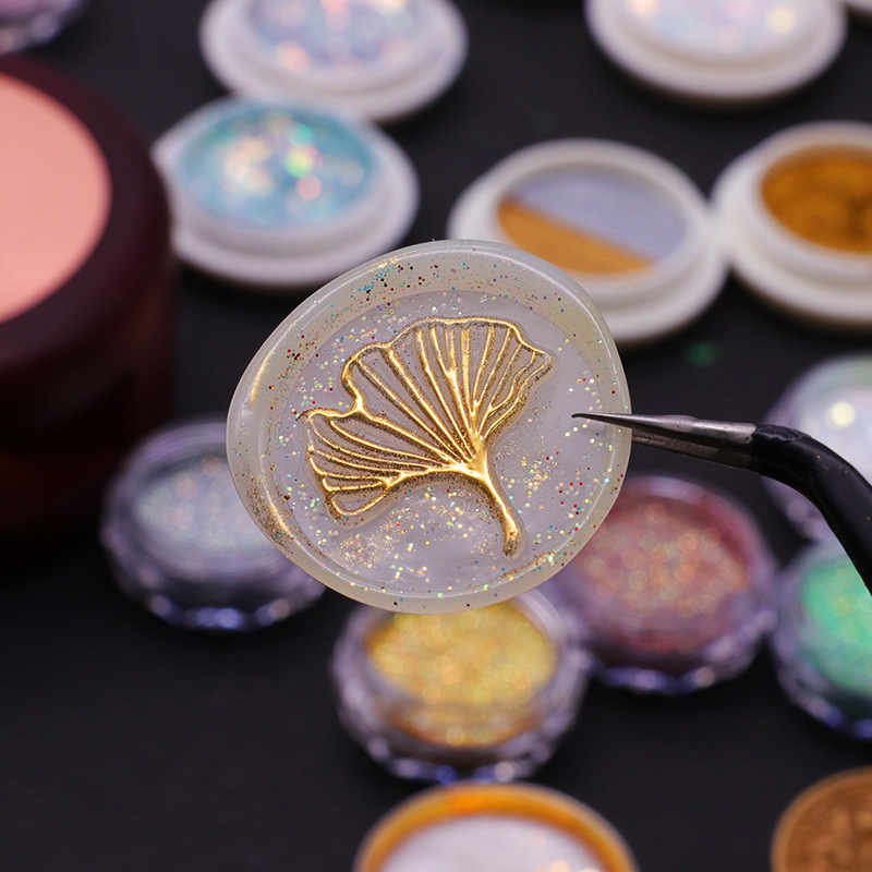 18สีทองขี้ผึ้งตราประทับแป้งครี - Wax Seal Stamp Set บทวิจารณ์และราคา