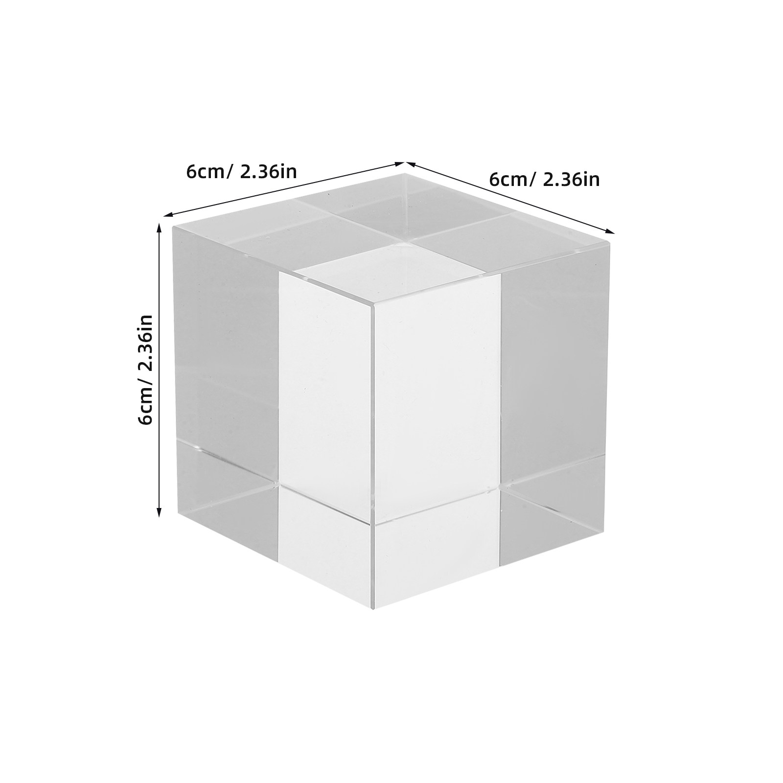 ทับกระดาษคริสตัลใสทรงสี่เหลี่ย - Paper Weight Crystal บทวิจารณ์และราคา