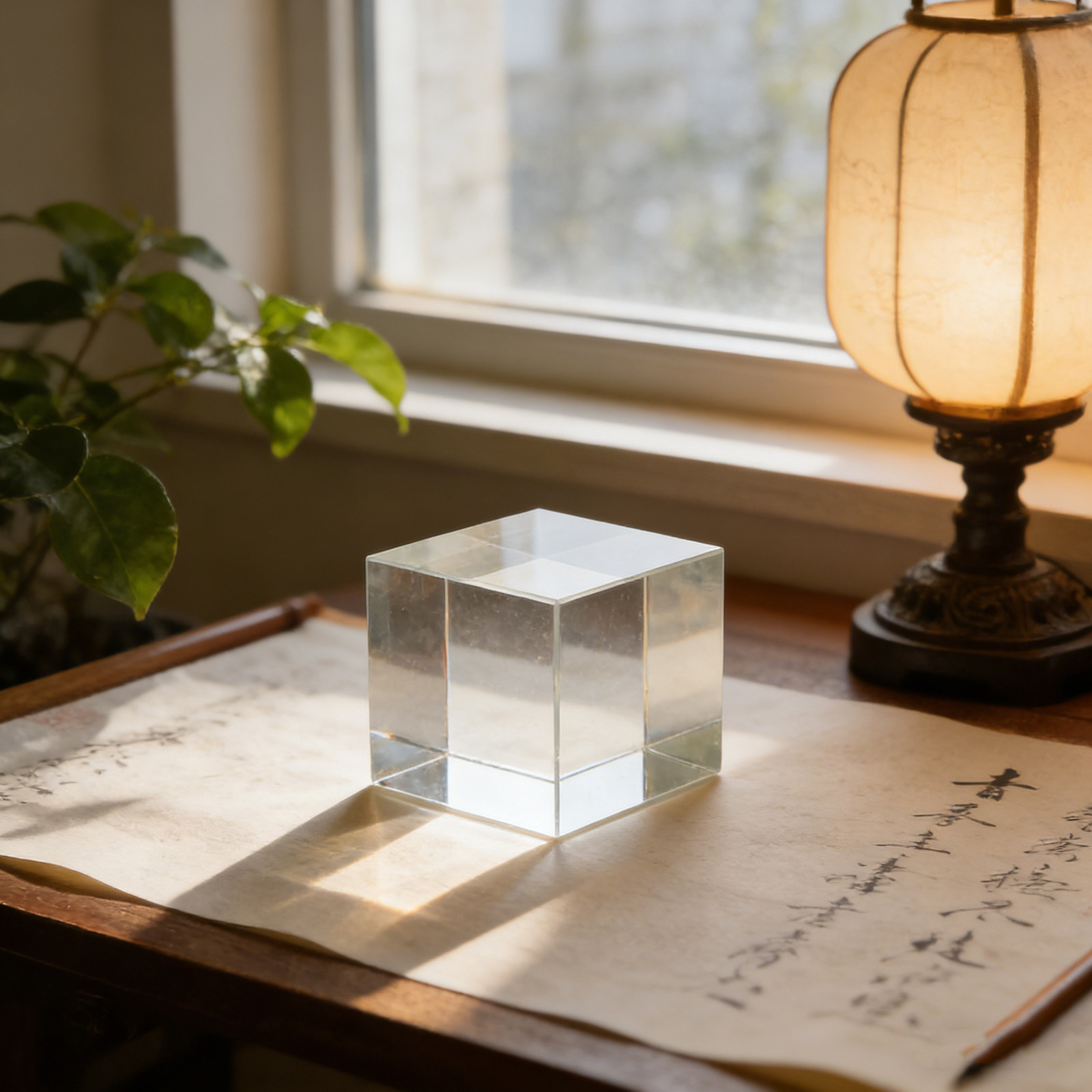 ทับกระดาษคริสตัลใสทรงสี่เหลี่ย - Paper Weight Crystal บทวิจารณ์และราคา