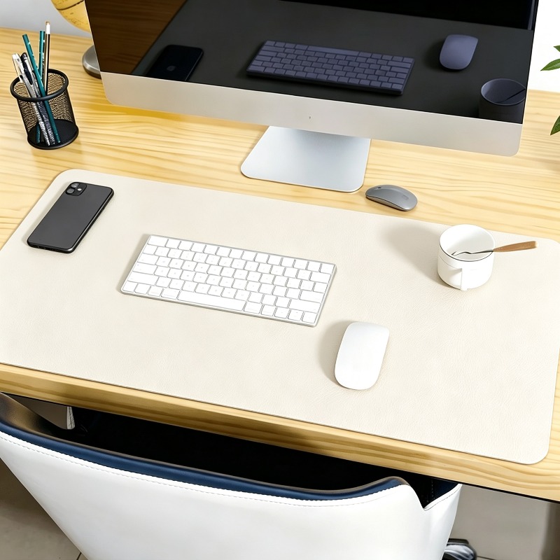 แผ่นรองเมาส์หนังเทียมขนาดใหญ่  - Leather Desk Pad บทวิจารณ์และราคา