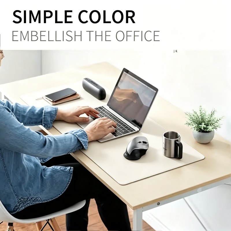 แผ่นรองเมาส์หนังเทียมขนาดใหญ่  - Leather Desk Pad บทวิจารณ์และราคา