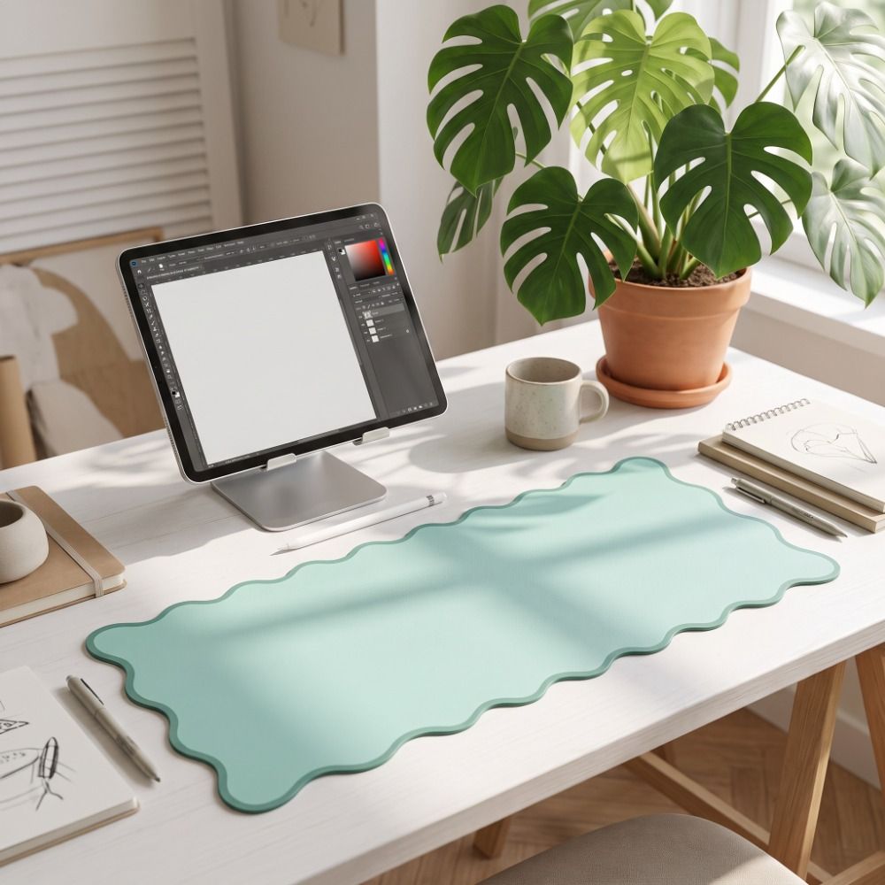 แผ่นรองโต๊ะหนัง PU แบบนุ่ม ไม่ - Leather Desk Pad บทวิจารณ์และราคา