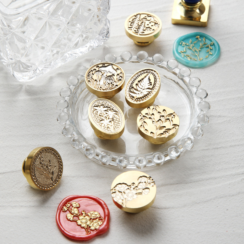Retro Wax Seal แสตมป์ฤดูใบไม้ผ - Wax Seal Stamp Set บทวิจารณ์และราคา