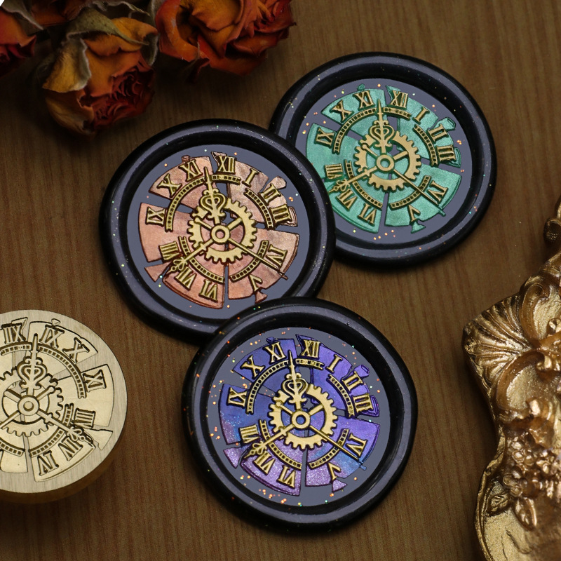 นาฬิกา Retro Wax แสตมป์หมีกระต - Wax Seal Stamp Set บทวิจารณ์และราคา